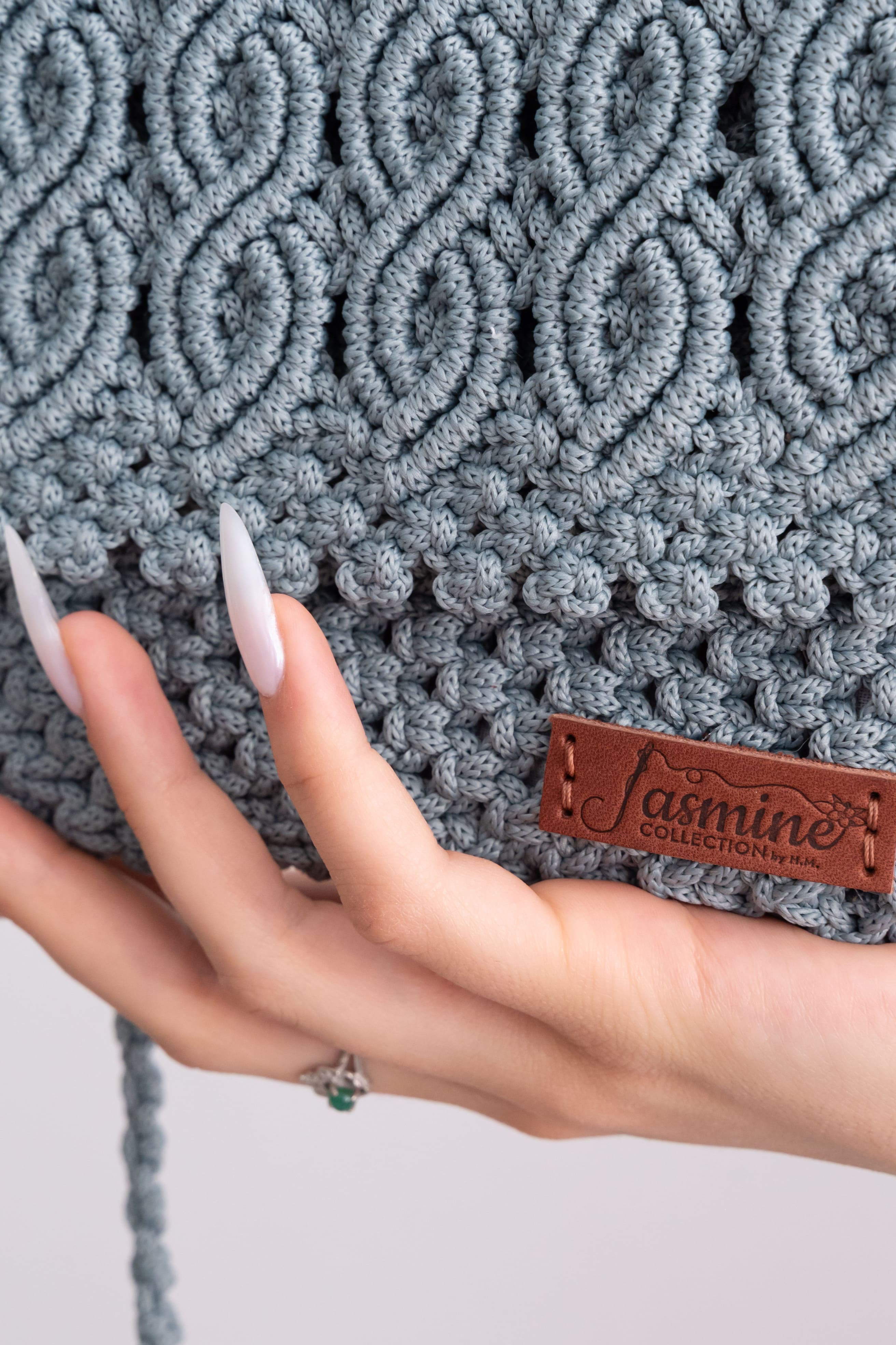 Thread and leather in fine detail.